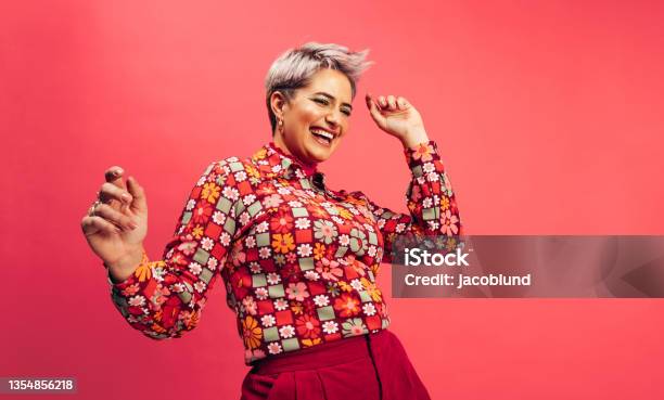 Feeling Vibrant And Energetic Stock Photo - Download Image Now - Women, One Woman Only, Dancing