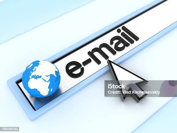 Address Line Email Stock Photo - Download Image Now - Arrow Symbol, Communication, Computer
