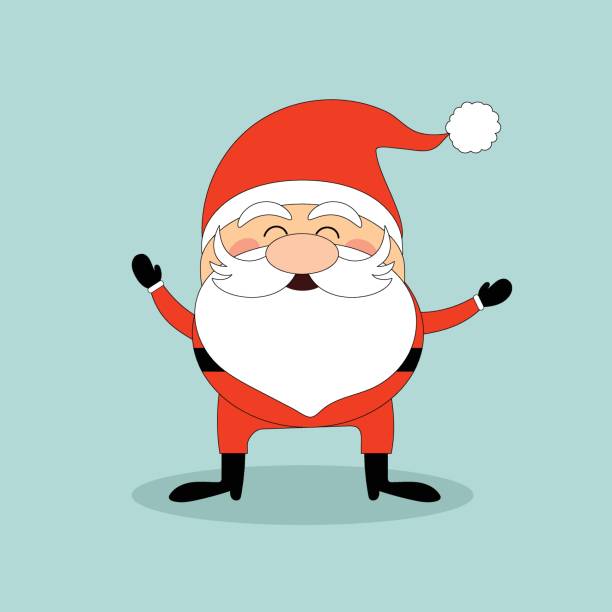 285 Drawing Of Cute Santa Claus Waving Illustrations & Clip Art - iStock