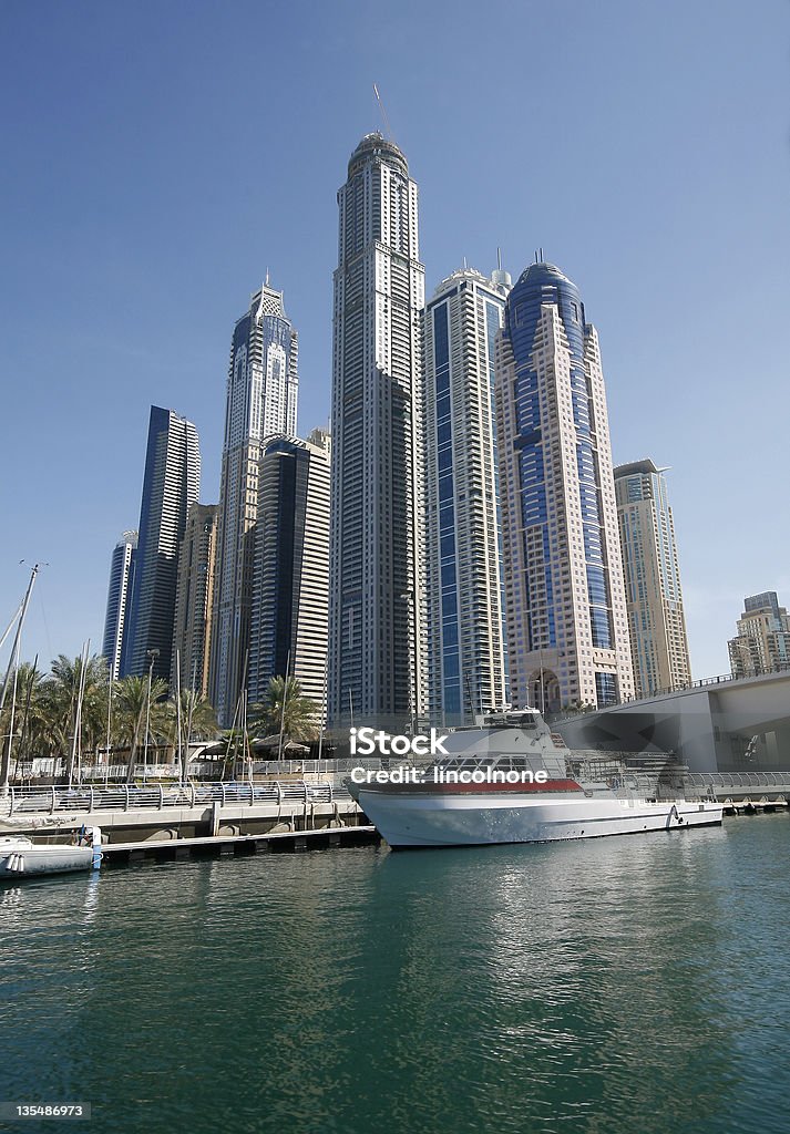 Dubai Башни Марина - Стоковые фото Архитектура роялти-фри
