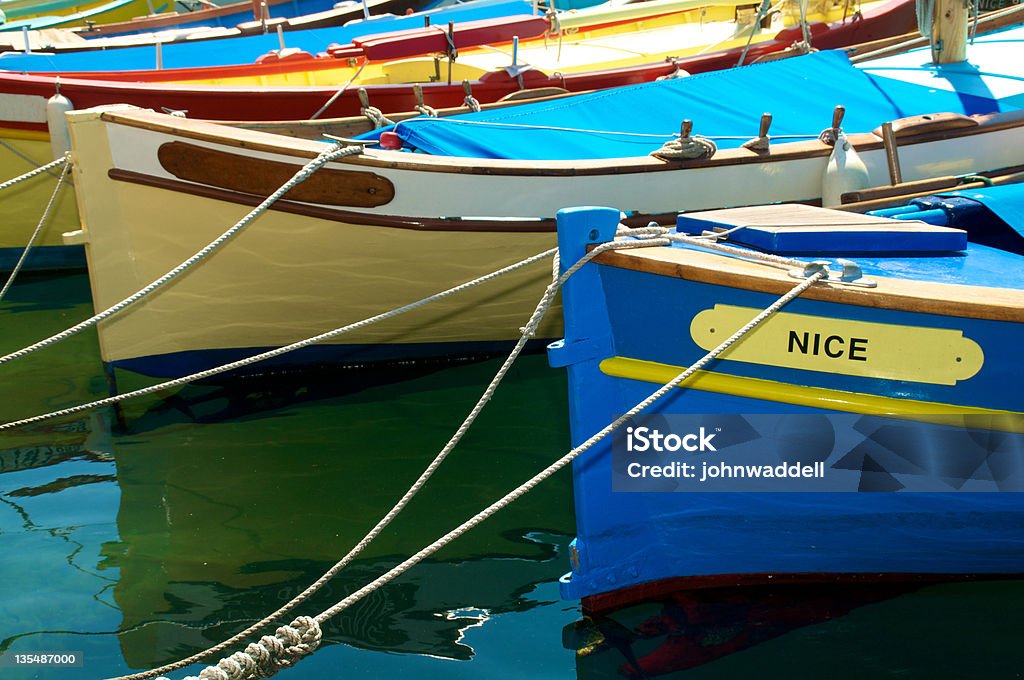 Barcos de pesca de Nice - Foto de stock de Nice - França royalty-free