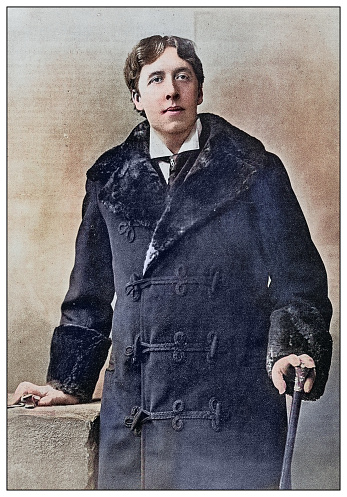 Antique photo: Oscar Wilde