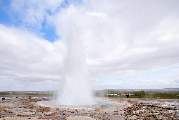 istock Geyser eruption Iceland 135488396
