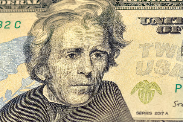 istock Close-up of 20 us dollar bill. 1354885720