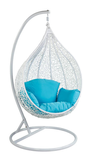 istock Relaxing suspended chair 1354887047