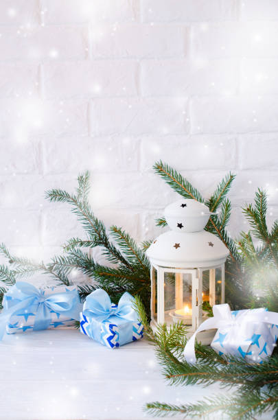 istock Christmas background in the Scandinavian style. 1354888214