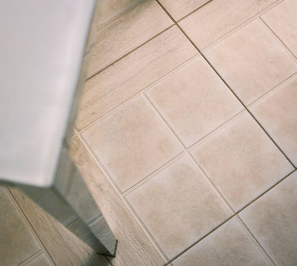 istock tiled floor in the kitchen with an iron and glass table 1354891297