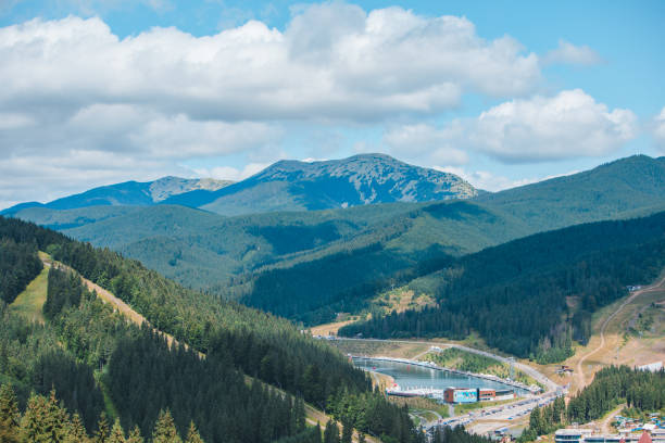 istock panoramic view of bukovel in Ukrainian carpathian mountains 1354891505