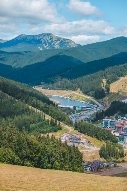 istock panoramic view of bukovel in Ukrainian carpathian mountains 1354891532
