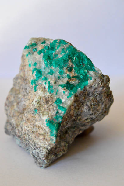 istock Dioptase mineral stone on collection 1354894042