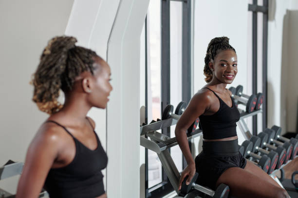 istock Sportswomen Enjoying Her Reflection 1354897175