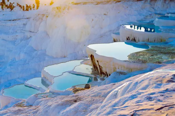 Pamukkale travertine pools, natural wonder