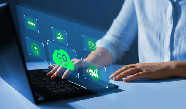 istock Reduce CO2 emission concept.Renewable energy-based green businesses can limit climate change and global warming.Sustainable development and green business based on renewable energy. 1354907991