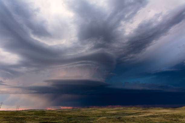 istock Supercell thunderstorm in Wyoming 1354916834