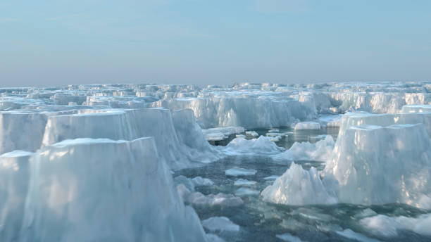 istock Melting Glaciers of North Pole 1354922390