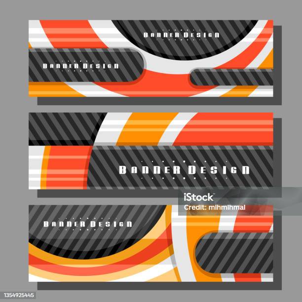 Header Stock Image Vector Headers Set Stock Illustration - Download Image Now - Header ...