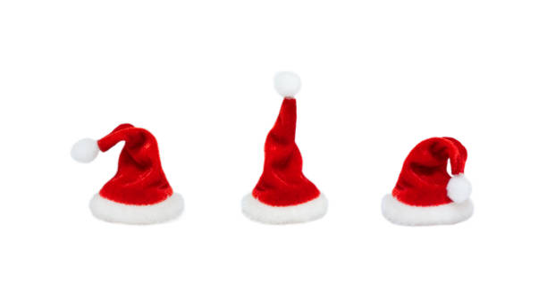 istock Sets of  Santa Claus hats 1354926512