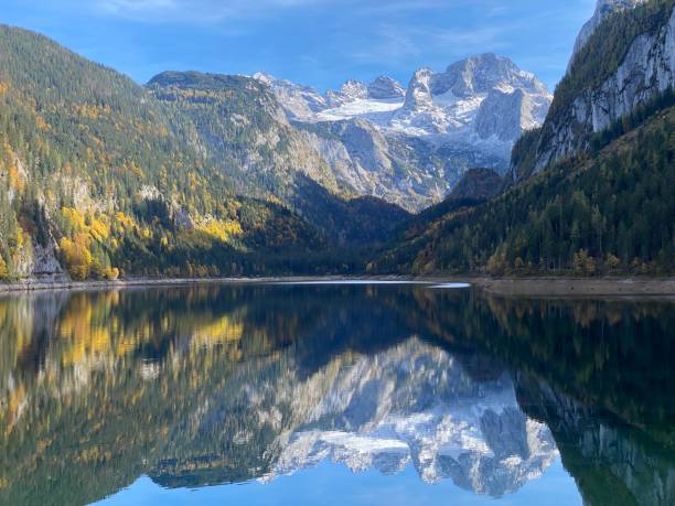 istock Lake Gosausee in autumn 1354929052