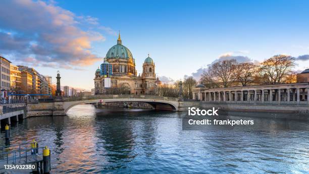 Berlin Stock Photo - Download Image Now - Berlin, Winter, Spree River