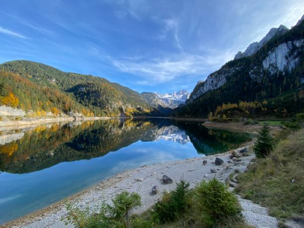 istock Lake Gosausee in autumn 1354933918