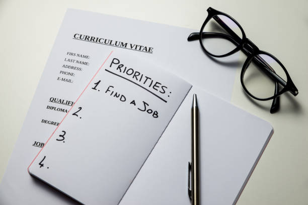 istock Curriculum vitae and notebook with text 
