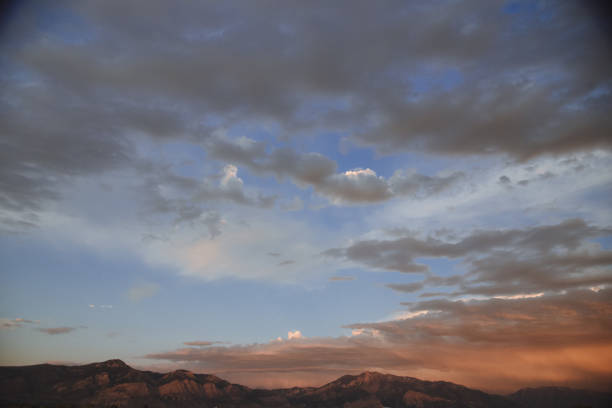 istock Sunset Over Mountains in Ogden Utah 1354935827