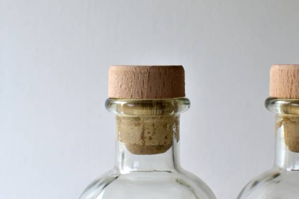 istock Cork in glass bottle close-up 1354941210