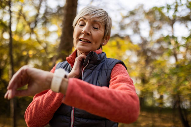 istock Woman Checking Her Pulse After Exercise 1354944781