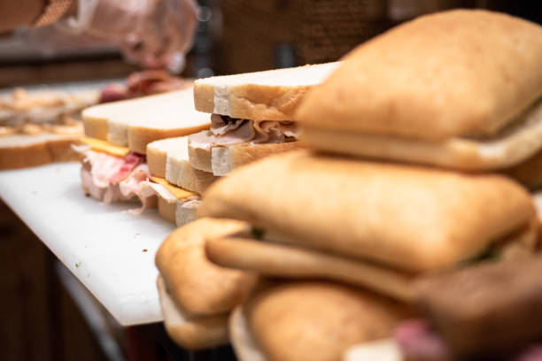 istock Cafe/Deli Fresh Bread & Sandwiches 1354964869