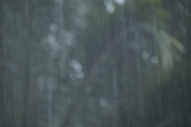 istock Water view caused by heavy rain 1354965150