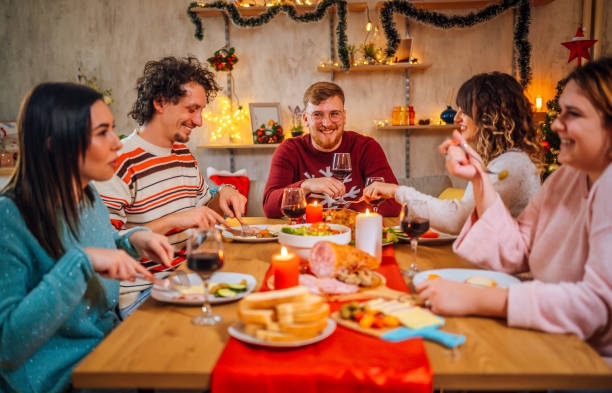 istock Friends celebrating New Year 1354966803