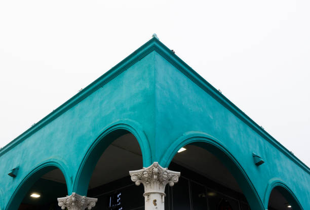 Teal retail store on Venice boardwalk near Los Angeles, California
