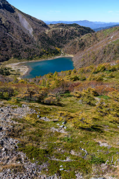 istock Goshikinuma Pond in the autumn 1354985030