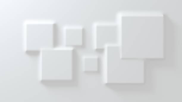 istock White convex background made of anti-aliased geometry. 1354986718