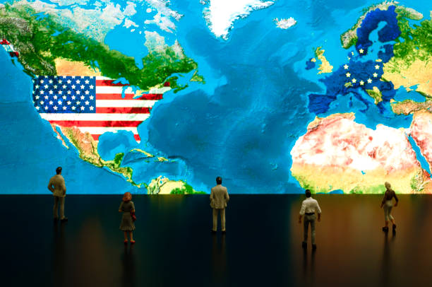 istock World Politics: European Union vs USA 1354989712