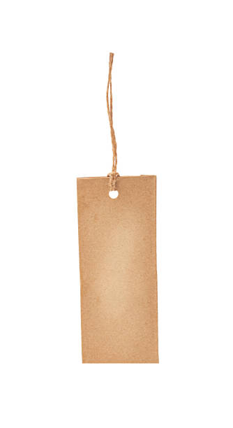 istock Cardboard shopping tag isolated 1354994564