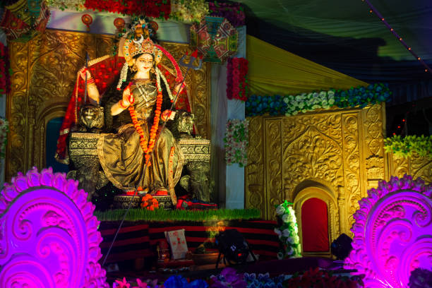 istock Goddess Durga Idol at Navratri festival celebration 1355015409