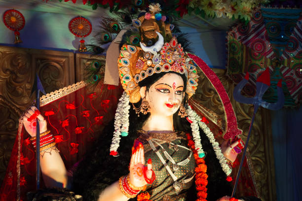 istock Goddess Durga Idol at Navratri festival celebration 1355015411