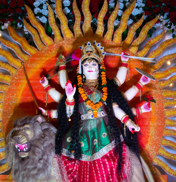 istock Goddess Durga Idol at Navratri festival celebration 1355015565
