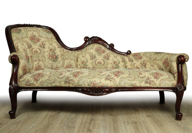 istock Sofa banquette in Baroque style. 1355022569