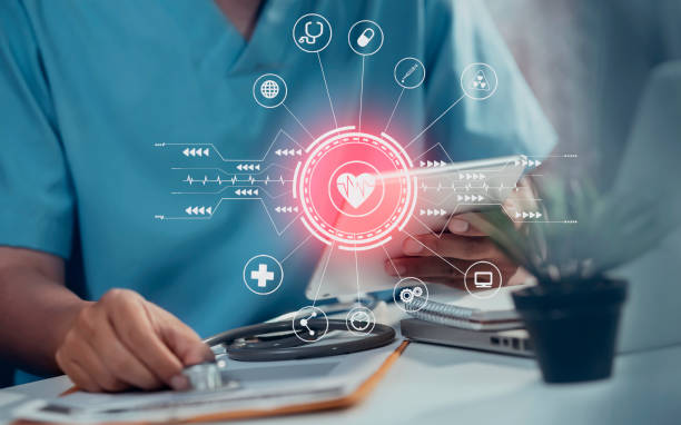 Medical technology futuristic concept.