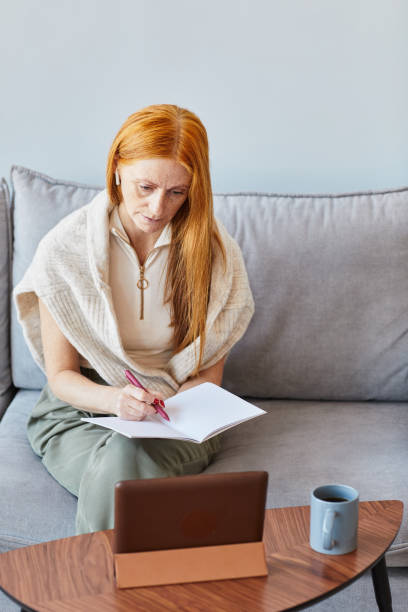 istock Woman Studying in Online School 1355031344