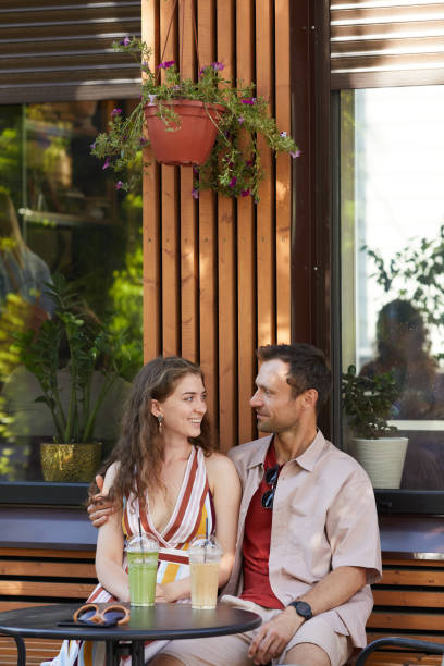 istock Couple in Cafe in Summer 1355031525
