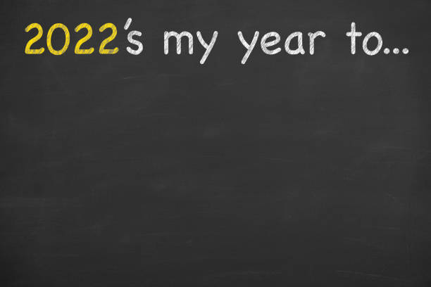 istock 2022's my year to on blackboard background 1355035189