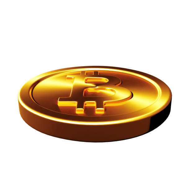 istock Bitcoin Cryptocurrency Golden Coin. 3D Illustration. Isolated on White Background. 1355037748