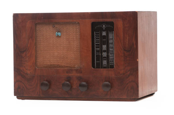 istock Old Fashioned wooden radio 1355041815