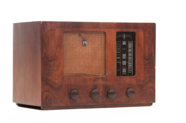istock Old Fashioned wooden radio 1355041855