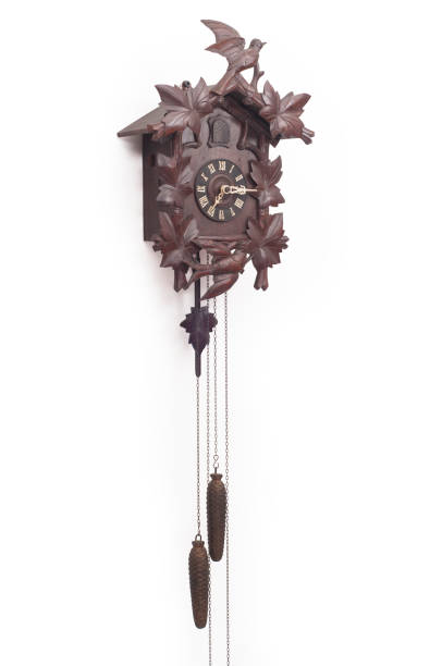 horloge coucou antique - cuckoo clock clock german culture antique photos et images de collection