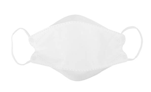 istock Medical protective mask on white background 1355046406