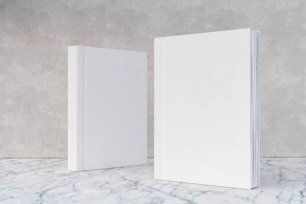 blank hardcover books for design presentation.